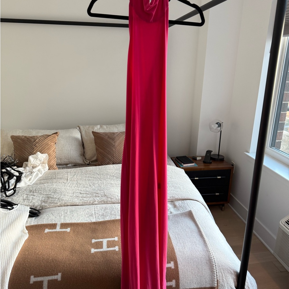 Norma Kamali Vibrant Pink Dress